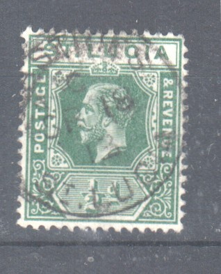 St Lucia 1912 ½p