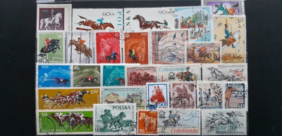 HEVONEN postimerkkejä 29 kpl