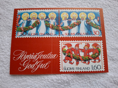 Joulupostimerkit 1986 Postikortti*