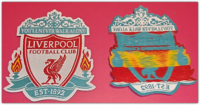 Valioliiga - Liverpool -kangasmerkki / hihamerkki