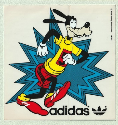 Adidas-tarra 1980-luvulta: Hessu Hopo urheilee