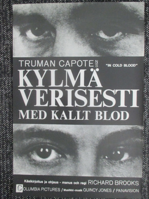Kylmäverisesti (1967) - vanha elokuvajuliste - Truman Capote