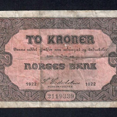 Norja 2 krone 1922