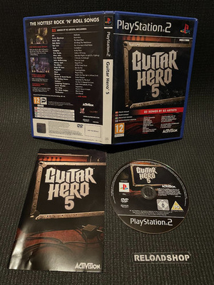 Guitar Hero 5 - Nordic PS2 - CIB