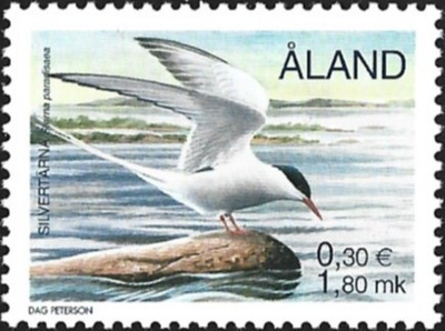 Åland 2000  Lintuja Lapintiira  1,80 mk ** LaPe 168