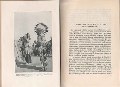 Linck,Olof: Kesäkausi siouxintiaanien parissa, Schildt 1926