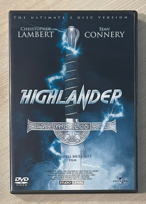 Highlander (2DVD) Christopher Lambert & Sean Connery (UUSI)