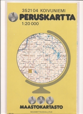Peruskartta 1:20 000 Koivuniemi