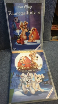 Walt Disney: Kaunotar ja Kulkuri I&II  (2DVD)