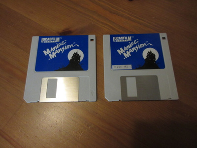 Maniac Mansion (LucasFilm Games) Atari ST -disketit