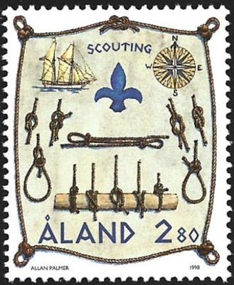 Åland 1998  Meripartioleiri  2,40 mk ** LaPe 144