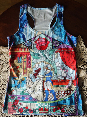 Disney Kaunotar ja hirviö Beauty and the Beast toppi M