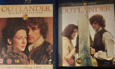 OUTLANDER, KAUDET 1-3  BLU-RAY