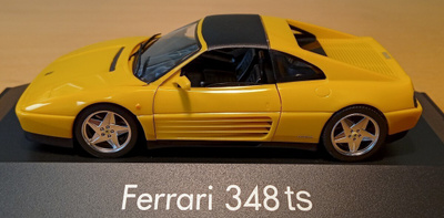 Herpa Ferrari 348 ts -pienoismalli