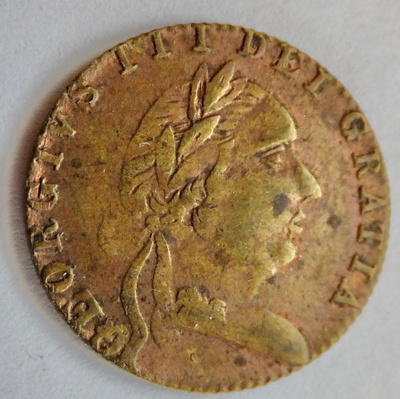 VANHA Poletti Iso-Britannia Kunigas George Yrjö III 1790-l