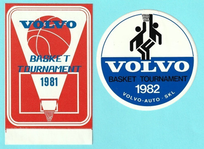 Volvo Basket tournament -tarroja 2 kpl
