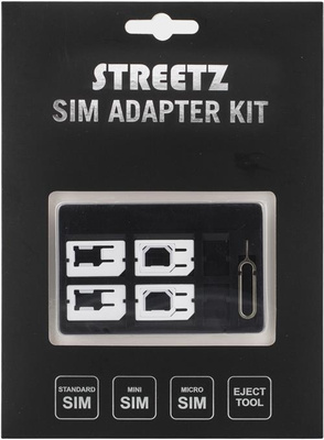 Streetz SIM-kortin Sovitinsarja, 5 osaa *UUSI*
