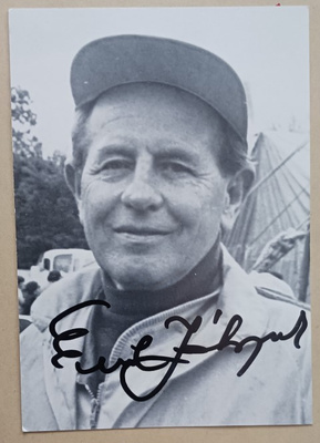 Emil Zatopek + signeeraus (pain?), ei p.