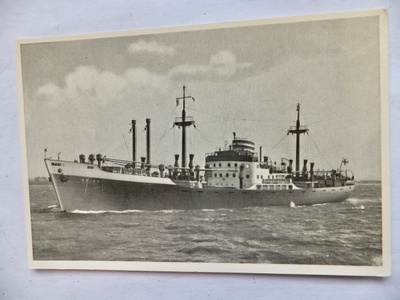 VANHA Postikortti Laiva Orion SHO 1920-l