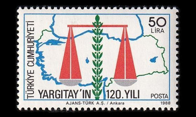 Turkki 2820 ** Kassaatiotuomioistuin 120v (1988)