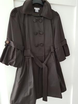 Tumma Trench-coat / Trenssi - koko L