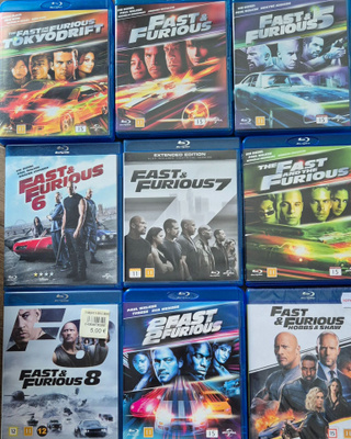 Fast & Furious 1-8+hobbs shaw -Blu-Ray