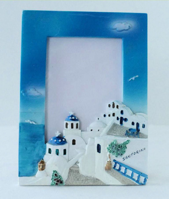 Santorini, valokuvakehys