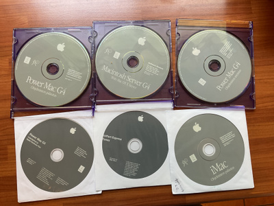 Macintosh G4 levyä DVD 6 kpl