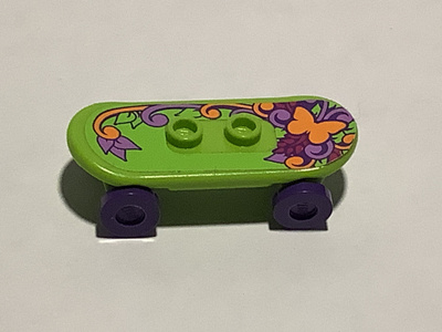 Lego Friends kuvioitu rullalauta +pyörät