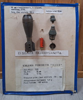 50mm naku ammus opetustaulu 1:1