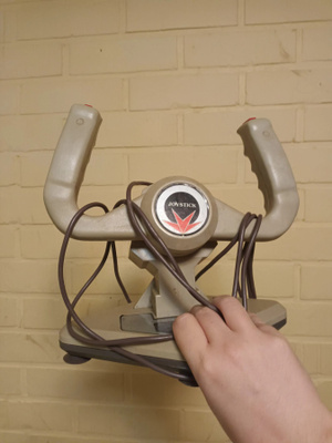 Harvinainen Commodore 64 lentokone joystick
