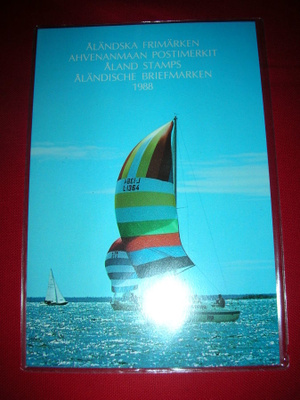Ahvenanmaa postimerkki vuosilajitelma 1988
