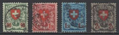 (S0496) SWITZERLAND, 1924 (Definitives. Coat of Arms). Used