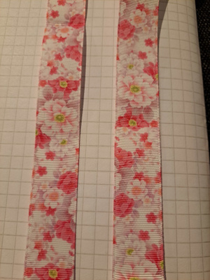 Hempeä kukka nauha noin 260cm