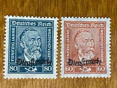 SAKSA REICH 1923 VIRKAMIESMERKKI PARI**