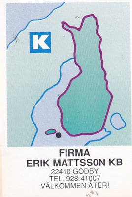 Godby, Firma Erik Mattsson Kb  , kartta   sk3/2