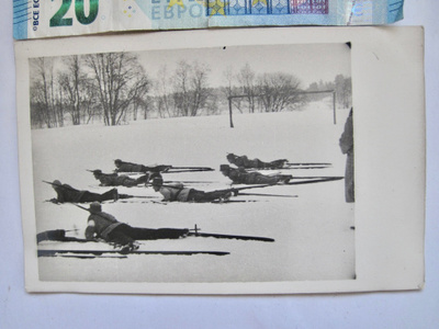 VANHA Valokuva Suojeluskunta Kuopio 1921 Postikorttikoko