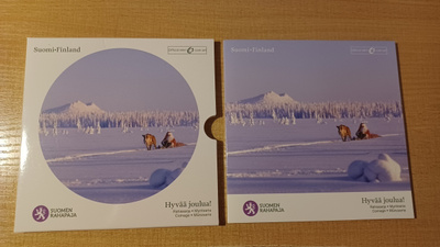 Eurorahasarja 2013 "Hyvää Joulua" 1C + 2€ + Jetoni UNC