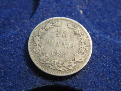 25 penniä 1898