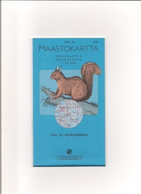 Maastokartta 1:20 000 Harjunmaa