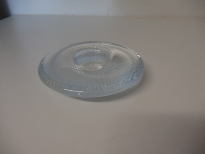 Nappi , kirkas kynttilätuikku , Iittala, design Markku Salo