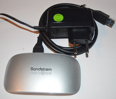Sandström 4port USB3.0 jakaja