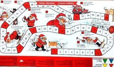 Tonttujen hiihtokilpailu Tomtarnas skidtävling