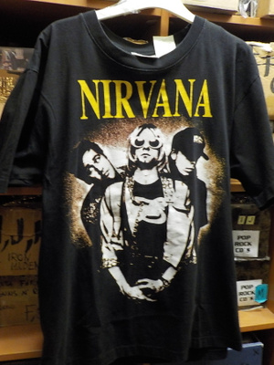 NIRVANA ORKKIS VANHA T-PAITA 90-LUVULTA KOKO L