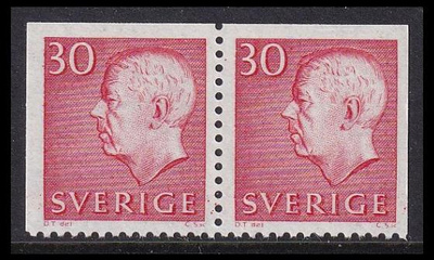 Ruotsi 551EEo ** Gustaf VI 30 öre (1966)