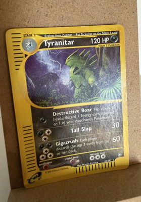 Pokemon Tyranitar 40/147 Aquapolis Rare e-Reader