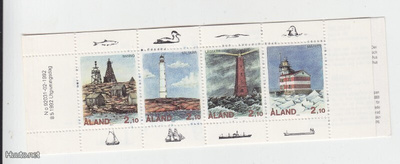 Åland 1992 majakoita vihko **