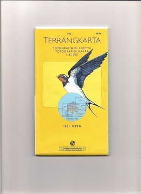 Maastokartta 1:50 000 Geta