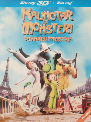 KAUNOTAR JA MONSTERI BLU-RAY SUOMIPUHE