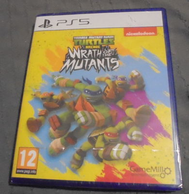 PS5 peli. TMNT. Arcade: Wrath Of The Mutants.